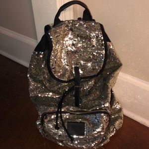 Sparkle book bag.